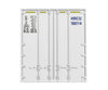 Micro Trains N 46800090 48 Rib-Side Container - Assembled -- Hercules #160114 (White Blue) Freight