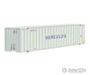 Micro Trains N 46800090 48 Rib-Side Container - Assembled -- Hercules #160114 (White Blue) Freight