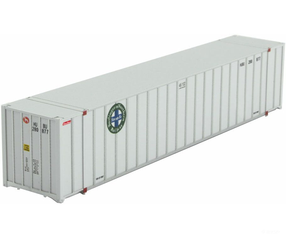Micro Trains N 46800142 48 Rib-Side Container - Assembled -- Burlington Northern Santa Fe Hubu