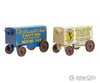 Micro Trains N 47000279 Moving Van Wagon 2-Pack - Kit -- Bj Costich & Sons (Blue) Gallaghers