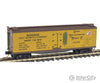 Micro Trains N 4900390 40 Double-Sheathed Wood Reefer W/Vertical Brake Wheel -- Bananas Fruit