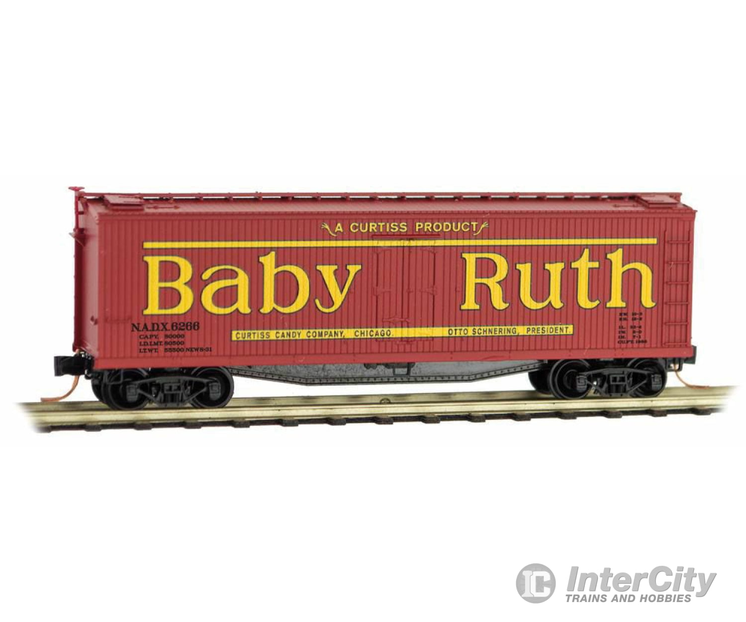 Micro Trains N 4900730 40 Double-Sheathed Wood Reefer W/Vertical Brake Wheel - Ready To Run --