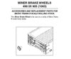 Micro Trains N 49905905 Brake Wheels -- Horizontal Mount Miner Pkg(12) Detailing Parts