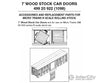 Micro Trains N 49920922 Box Car Doors -- 7 For Stock Cars Pkg(12) Parts