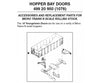 Micro Trains N 49920950 Bay Doors Hopper -- Pkg(12) Parts