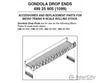 Micro Trains N 49925905 Drop Ends Gondola -- Pkg(12) Parts