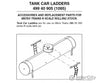 Micro Trains N 49940905 Tanker Ladders -- Pkg(12) Detailing Parts