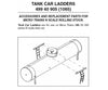 Micro Trains N 49940905 Tanker Ladders -- Pkg(12) Detailing Parts