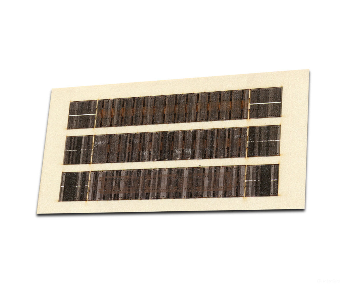 Micro Trains N 49945003 Bulkhead Flatcar Weathered Deck 3-Pack Detailing Parts