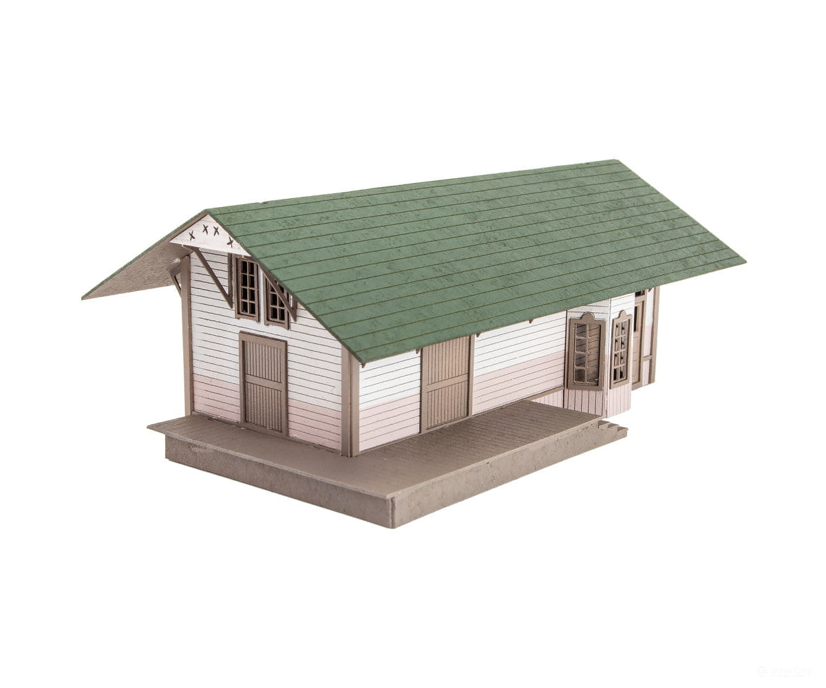 Micro Trains N 49945034 Mt&L Talent Train Station - Laser-Cut Multi-Media Kit Structures