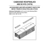 Micro Trains N 49955915 Roofwalks -- Short For Caboose Parts