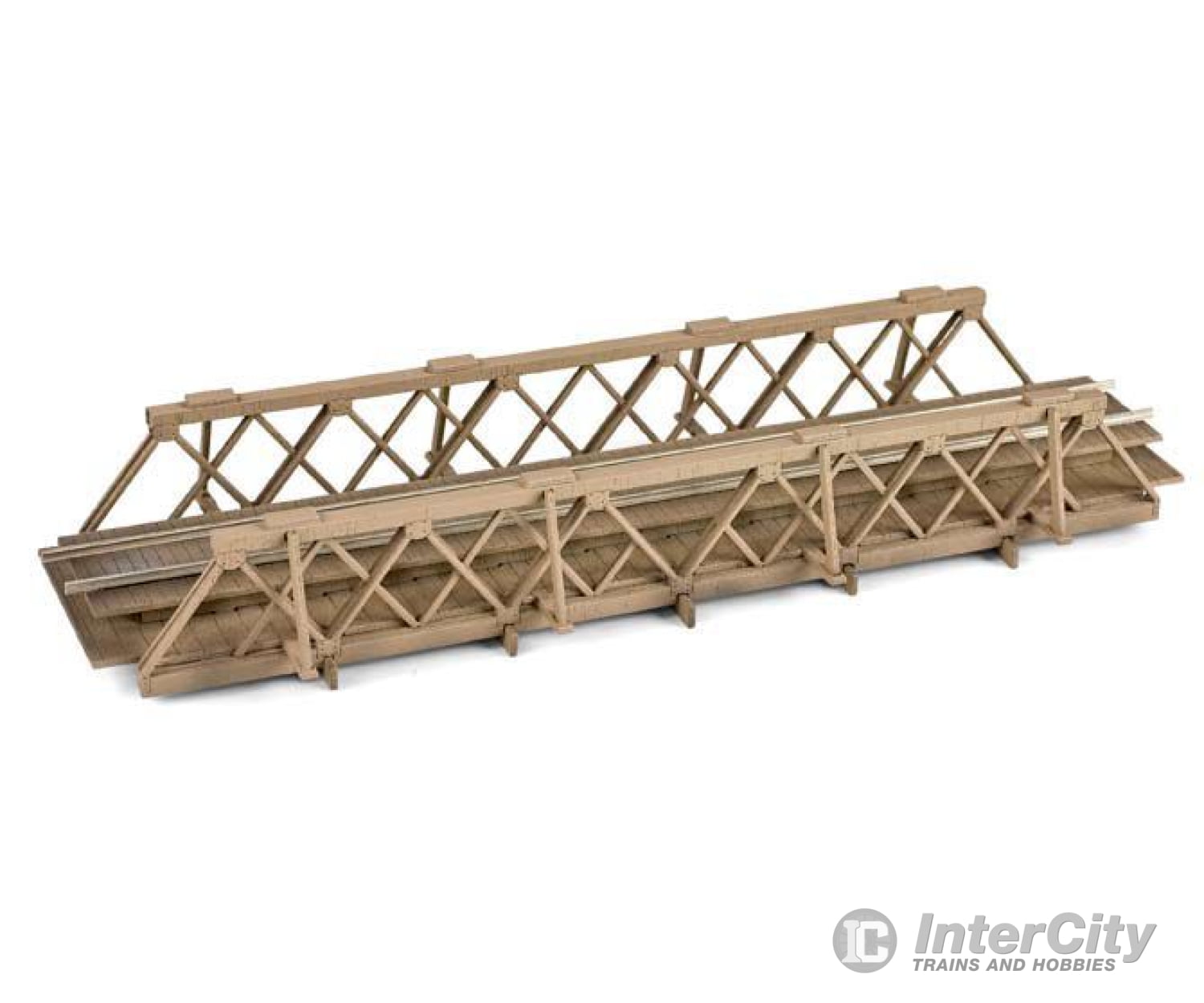 Micro Trains N 49990956 Civil War-Era Thru Truss Bridge -- Laser-Cut Wood Kit - 2 X 6’ 5.1 15.2Cm