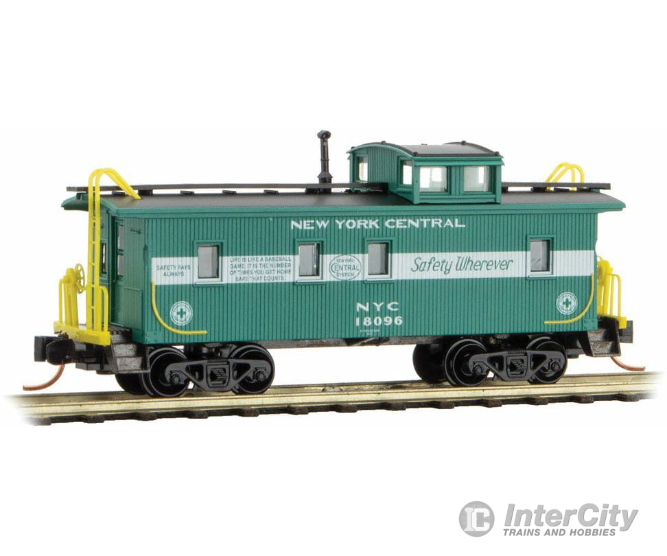 Micro Trains N 5100320 34 Wood-Sheathed Caboose With Straight Cupola - Ready To Run -- New York