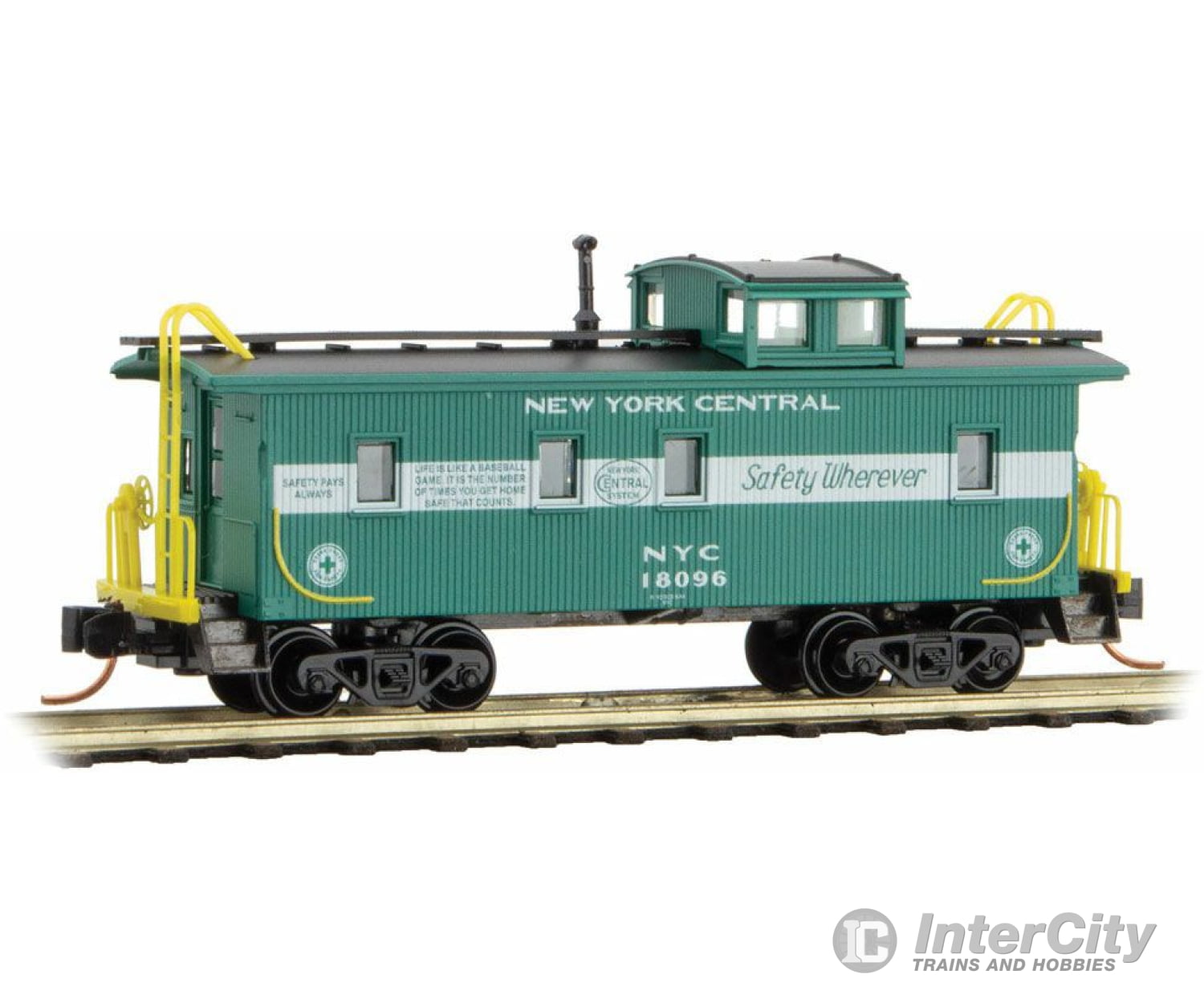 Micro Trains N 5100320 34 Wood-Sheathed Caboose With Straight Cupola - Ready To Run -- New York