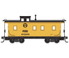 Micro Trains N 5100370 34’ Wood-Sheathed Caboose With Straight Cupola - Ready To Run Pennsylvania