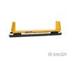 Micro Trains N 5400461 61’ 8’’ Bulkhead Flatcar - TTX TTPX #81318 (yellow black red logo) Freight Cars