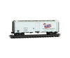 Micro Trains N 5900300 40’ Steel Ice Reefer - Bar Bee Meat Packing Company URTX #67306 (white red blue black) Freight
