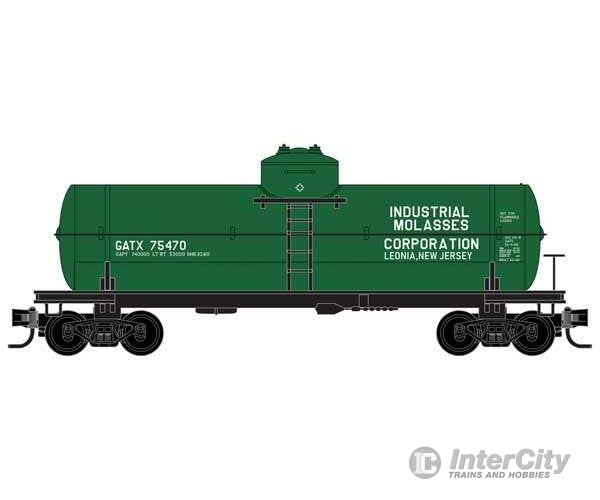 Micro Trains N 6500246 39’ Single-Dome Tank Car Industrial Molasses Co. Gatx #75470 (Green Sweet