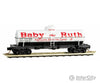 Micro Trains N 6500870 B39 Single-Dome Tank Car - Ready To Run -- Baby Ruth Natx #375 (White Red