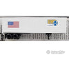 Micro Trains N 66100 40 Trailer -- Santa Fe #904078 (White W/Us Flag & Atsf Flying Circle Cross)