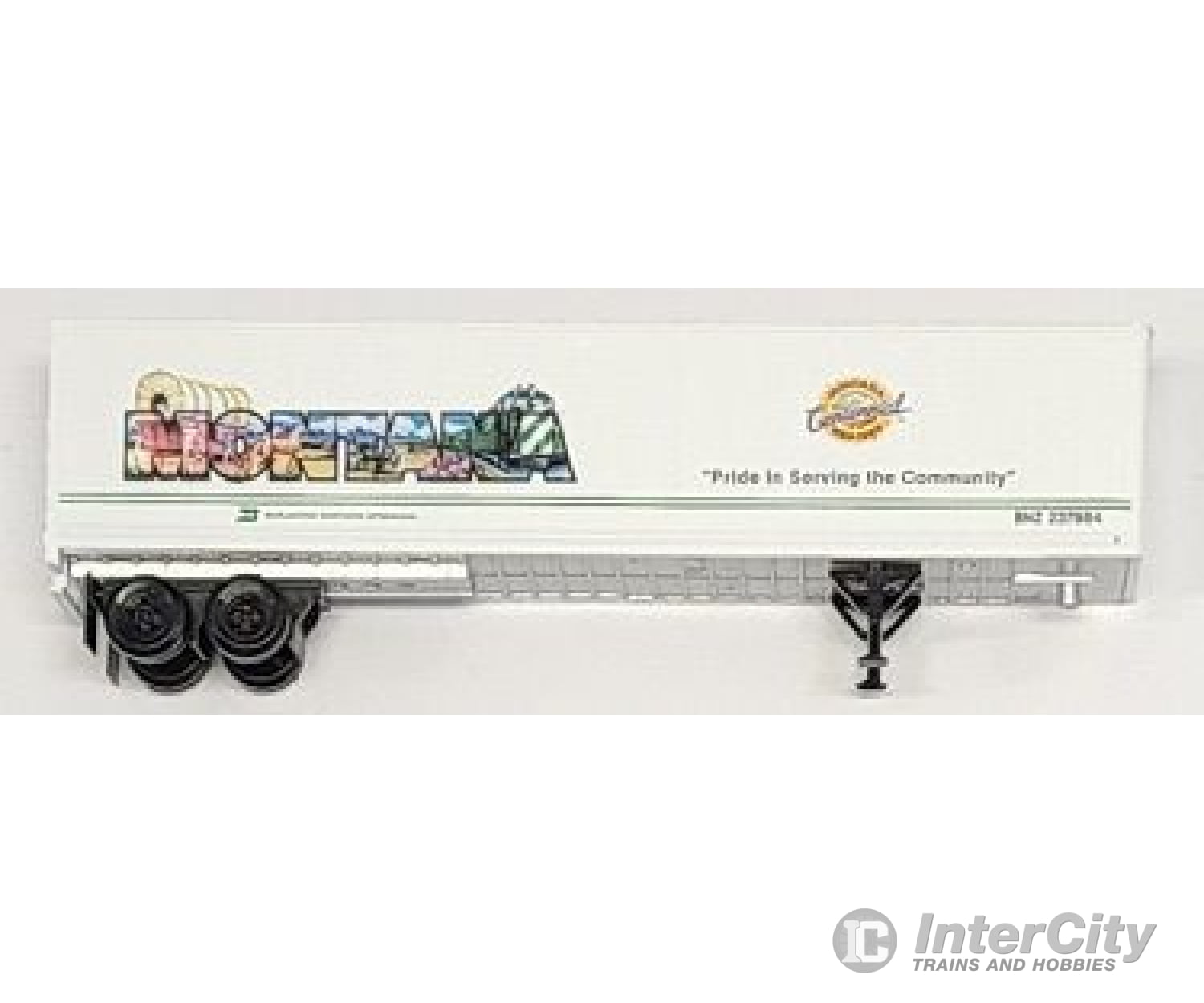 Micro Trains N 67150 45 Trailer -- Burlington Northern Intermodal Bnz #237884 Montana Cars & Trucks