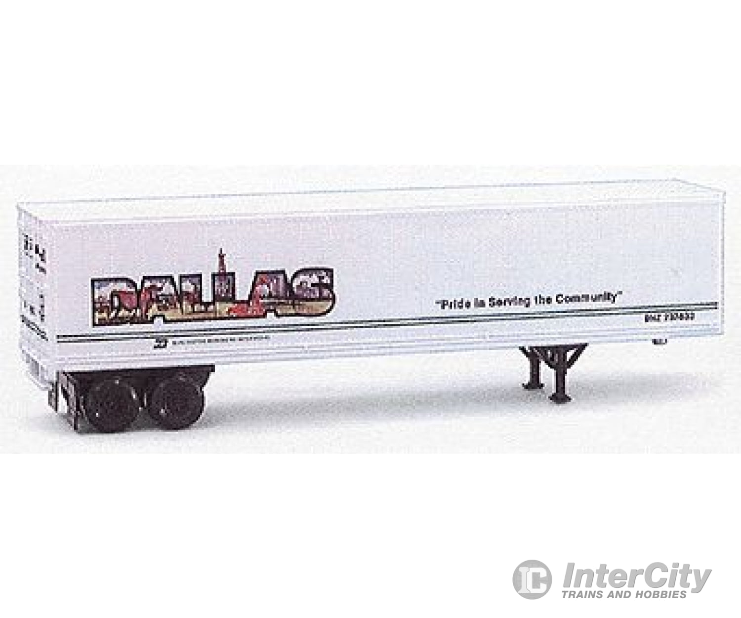 Micro Trains N 67180 45 Trailer -- Bn Intermodal/Cities Dallas W/Oil Field Cattle Ranch & Big