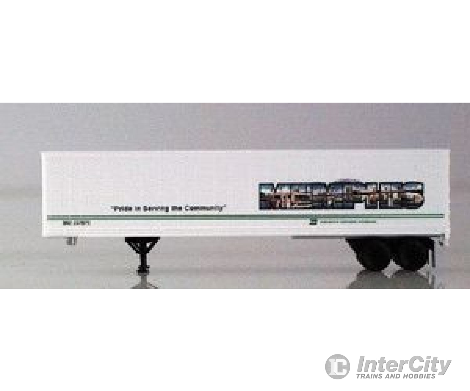 Micro Trains N 67190 45 Intermodal Van Trailer Only -- Burlington Northern Memphis W/Cityscape