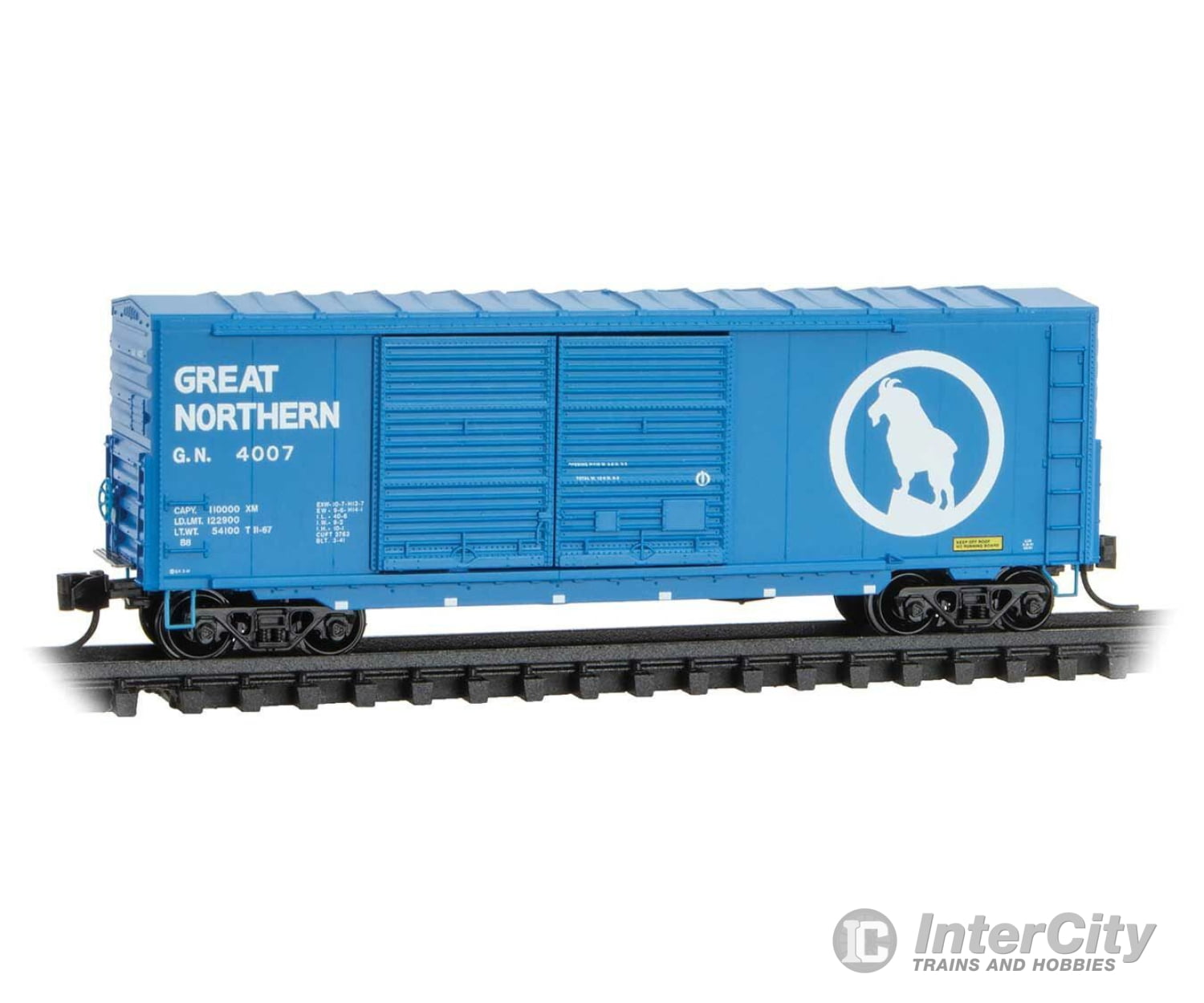 Micro Trains N 6800520 40 Double-Door Boxcar No Roofwalk & High Ladders - Ready To Run -- Great