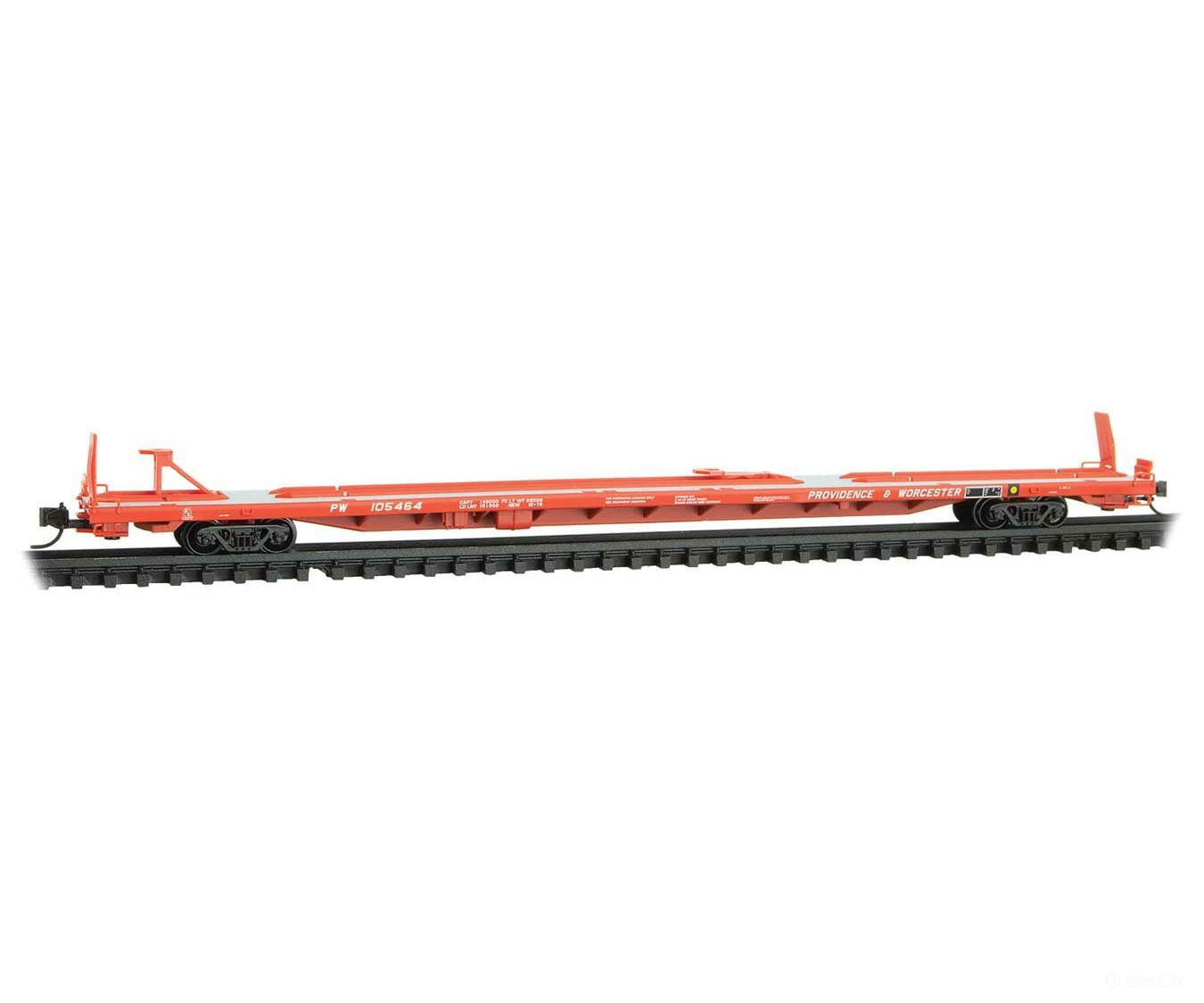 Micro Trains N 7100591 894 Tofc Intermodal Flatcar - Ready To Run -- Providence & Worcester #105464