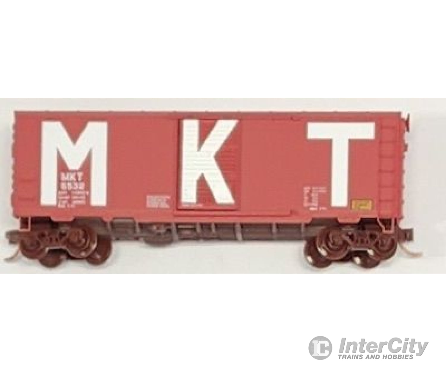 Micro Trains N 7300081 40 Standard Boxcar W/Single Door -- Missouri Kansas & Texas #5532 (Red White