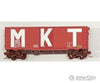 Micro Trains N 7300082 40 Standard Boxcar W/Single Door -- Missouri Kansas & Texas #5535 (Red White