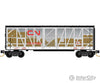 Micro Trains N 7300250 40 Single-Door Boxcar No Roofwalk - Ready To Run -- Canadian National #87989