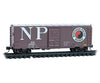 Micro Trains N 7300320 40 Single-Door Boxcar No Roofwalk - Ready To Run -- Northern Pacific #46517