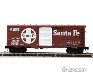 Micro Trains N 73010 40 Standard Boxcar W/Single Door Full Ladders No Roofwalk -- Atchison Topeka &