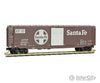 Micro Trains N 7700260 50 Single-Door Boxcar No Roofwalk - Ready To Run -- Santa Fe #43045 (Boxcar