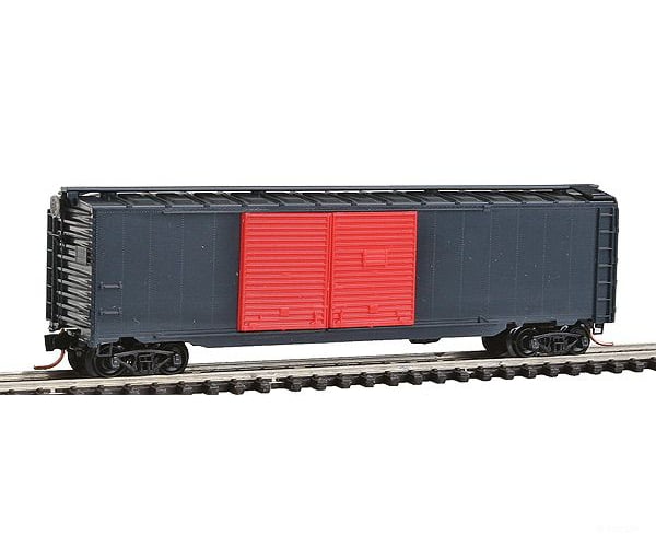 Micro Trains N 7800000 50 Double-Door Auto Boxcar With End Doors - Ready To Run -- Undecorated