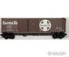 Micro Trains N 7800060 50 Auto Boxcar W/Double Side Doors End Wood Roofwalk -- Santa Fe #9868 (Atsf