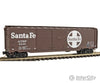 Micro Trains N 7800060 50 Auto Boxcar W/Double Side Doors End Wood Roofwalk -- Santa Fe #9868 (Atsf