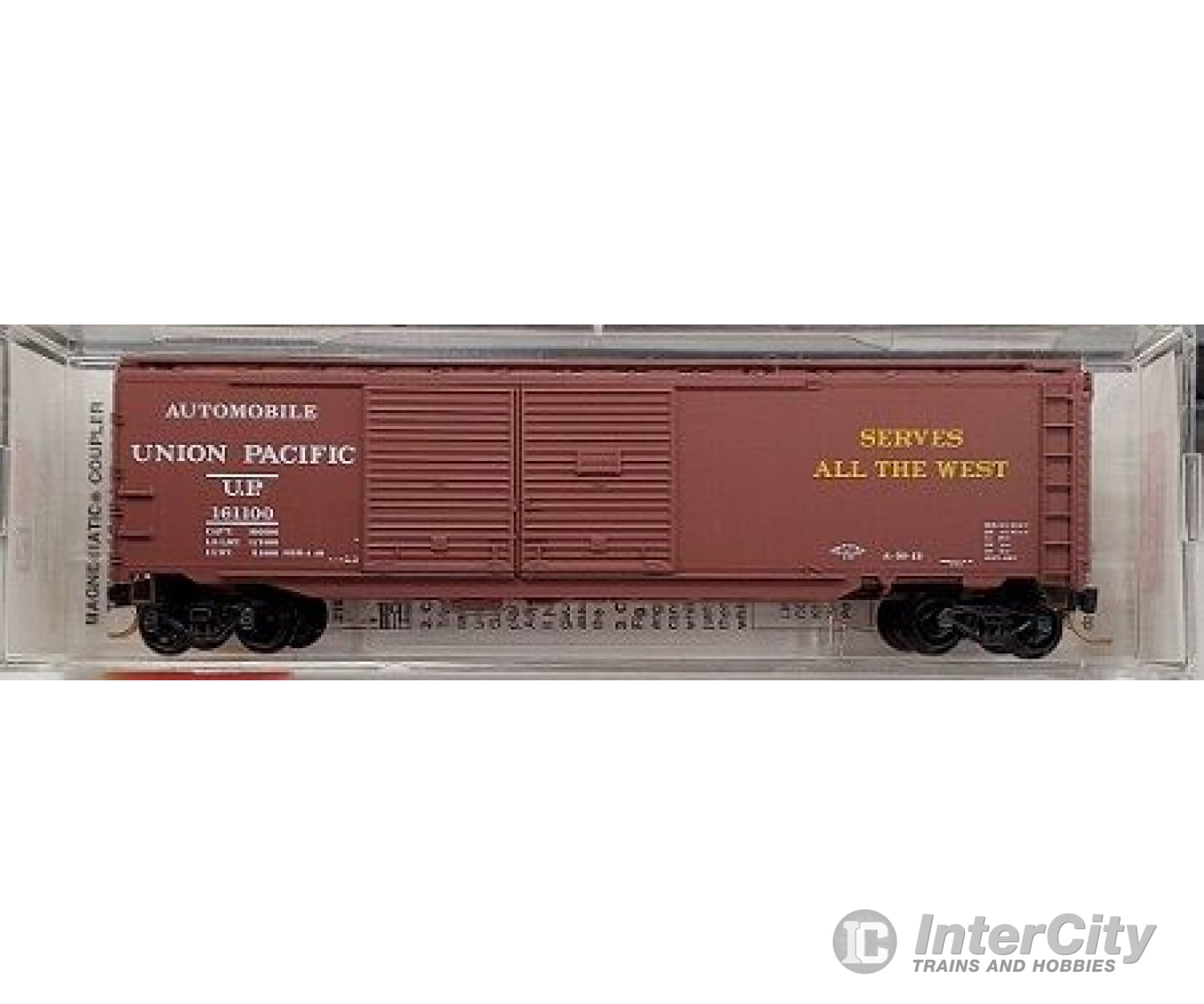 Micro Trains N 78030 50 Double-Door Auto Boxcar W/End Doors -- Up Serves All The West & Road Of The