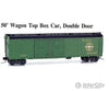 Micro Trains N 7900000 50 Wagon-Top Double-Door Boxcar - Ready To Run -- Undecorated Freight Cars