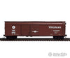 Micro Trains N 79050 50 Wagon Top Double Door Boxcar -- Virginian #62000 (Boxcar Red W/White