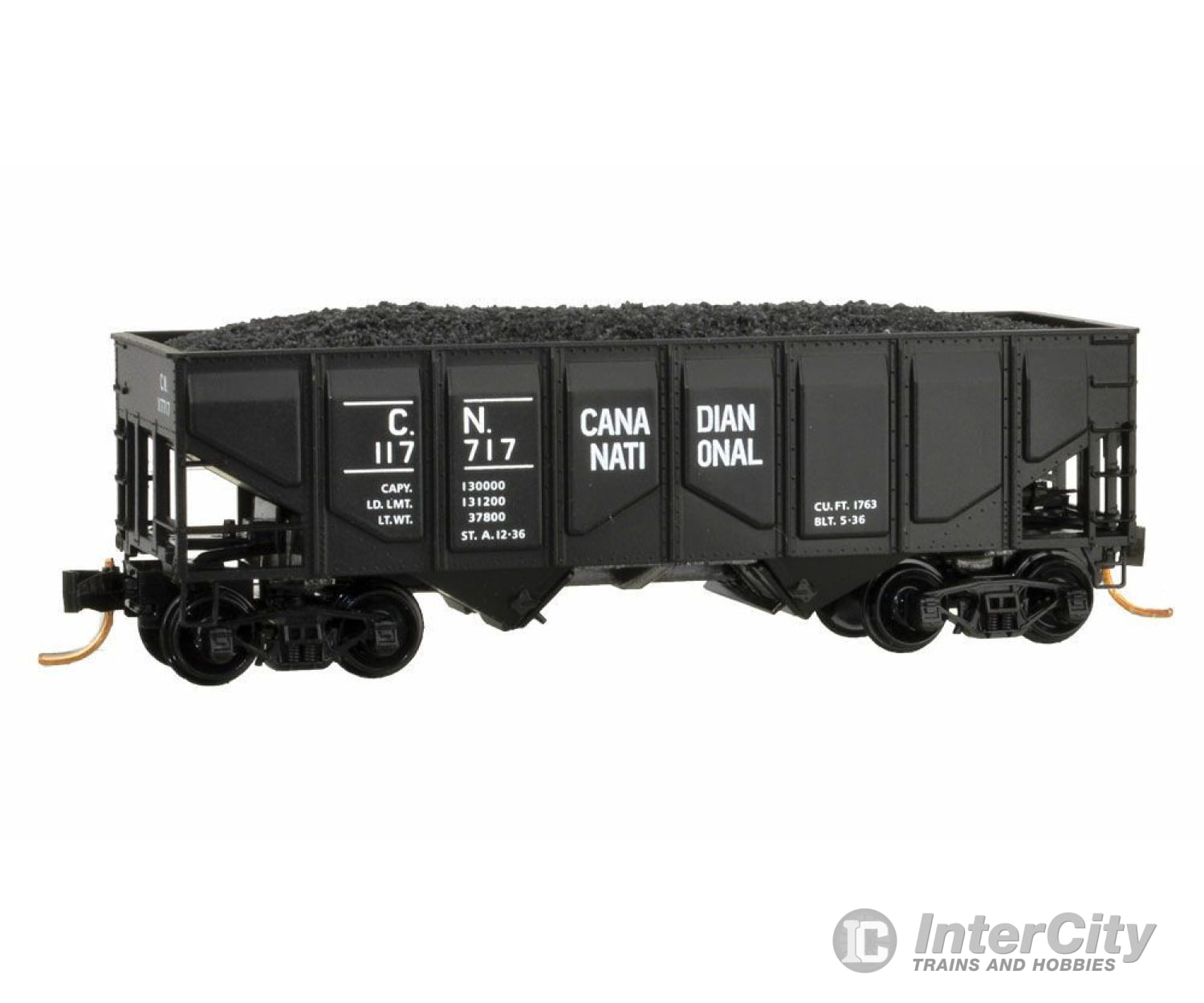 Micro Trains N 8500070 Usra 33 Panel-Side 2-Bay Hopper W/Load - Ready To Run -- Canadian National