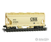 Micro Trains N 9200521 Acf 39 2-Bay Center-Flow Covered Hopper - Round Hatches Ready To Run -- Csx