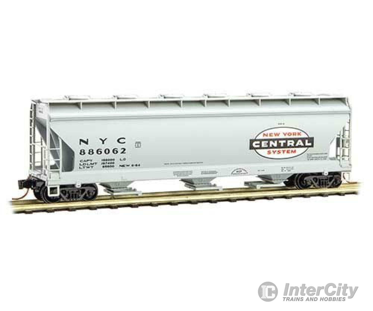 Micro Trains N 9300030 Acf 3-Bay Center Flow Covered Hopper W/Round Hatches - Ready To Run -- New