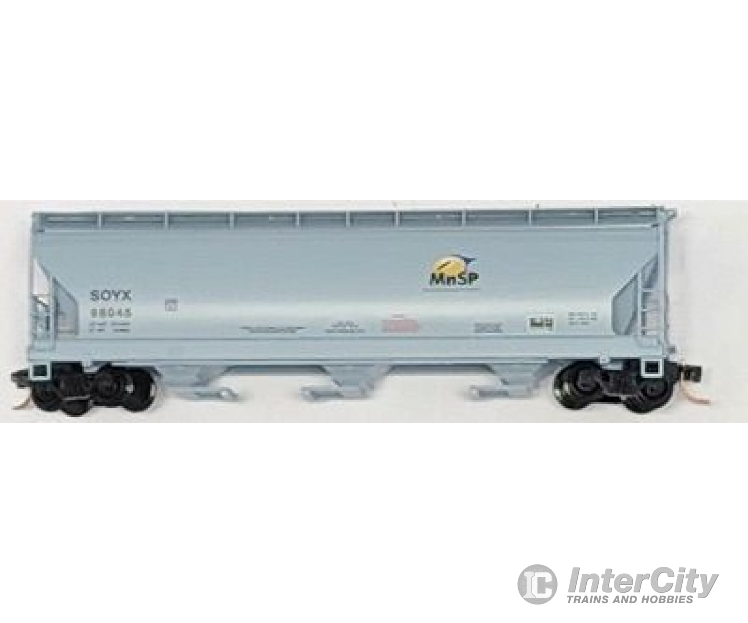 Micro Trains N 9400300 Acf 3-Bay Centerflow Hopper - Assembled -- Minnesota Soybean Processors