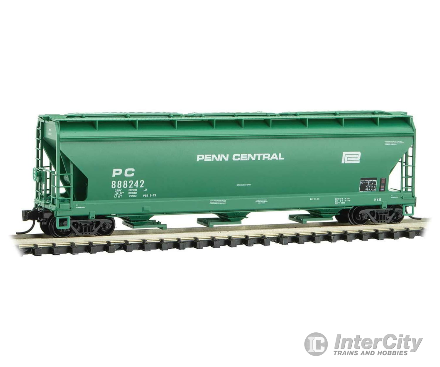 Micro Trains N 9400590 Acf 3-Bay Center Flow Covered Hopper With Elongated Hatches - Ready To Run --