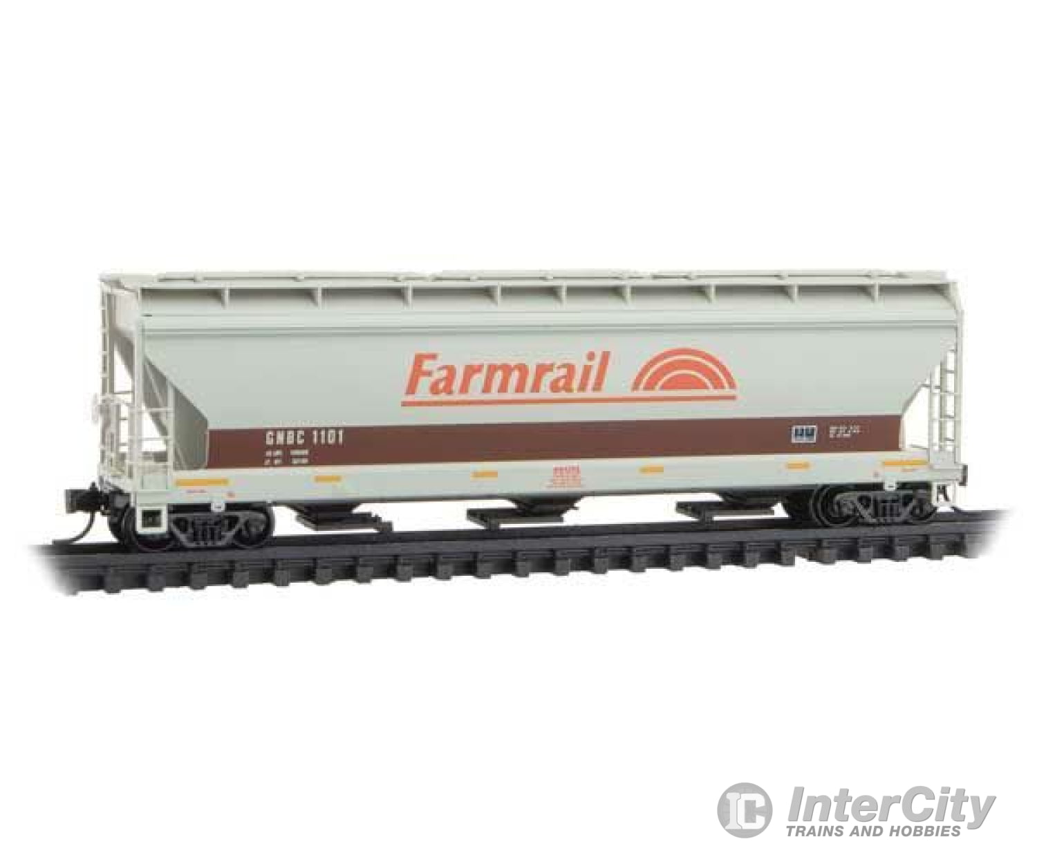 Micro Trains N 9400700 Acf 3-Bay Center Flow Covered Hopper With Elongated Hatches - Ready To Run --