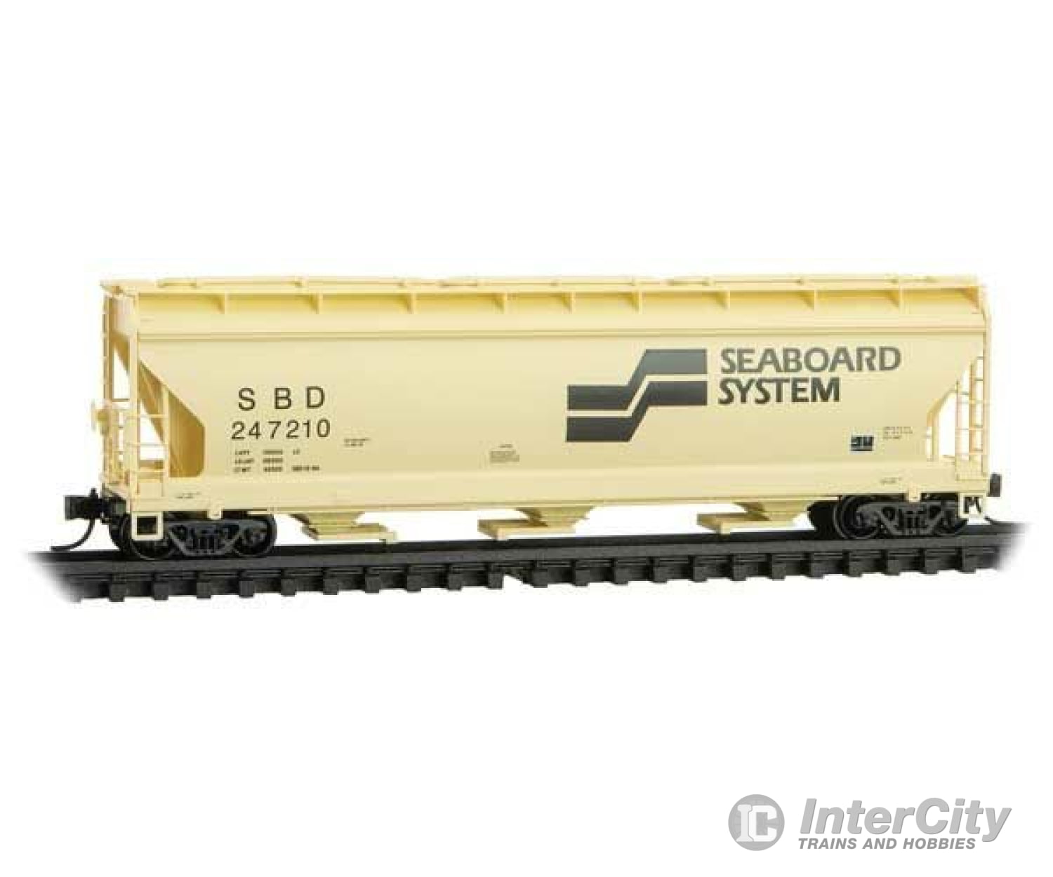 Micro Trains N 9400710 Acf 3-Bay Center Flow Covered Hopper With Elongated Hatches - Ready To Run --