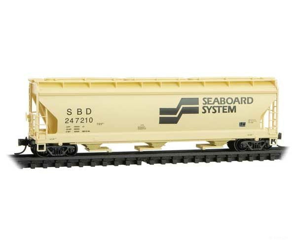 Micro Trains N 9400710 Acf 3-Bay Center Flow Covered Hopper With Elongated Hatches - Ready To Run --