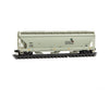 Micro Trains N 9400910 ACF 3-Bay Center Flow Covered Hopper with Elongated Hatches - South Dakota Soybean Processors
